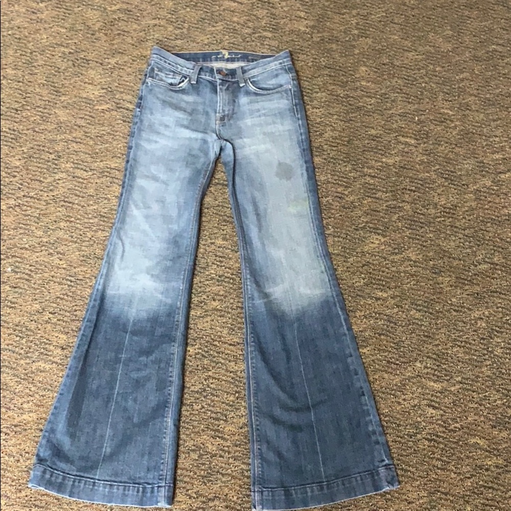 7 For All Mankind “Ginger” dojo’s! 32 inseam, S:26